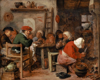 Woman preparing crepes - Adriaen Brouwer — artwork view