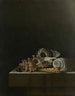 Shells on a stone plinth - Adriaen Coorte — artwork view