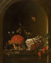 Still life with fruits and asparagus - Adriaen Coorte — artwork view