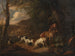 Hunter with dogs at the edge of a woods - Adriaen Cornelisz Beeldemaker — artwork view