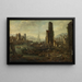 Port maritime - Adriaen Frans Boudewijns — framed artwork on a wall