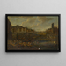 Port maritime II - Adriaen Frans Boudewijns — framed artwork on a wall