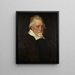 Portrait of Nanning van Forest at 84 years old - Adriaen Hanneman — framed artwork on a wall