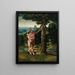 Adam and Eve - Adriaen Isenbrandt — framed artwork on a wall