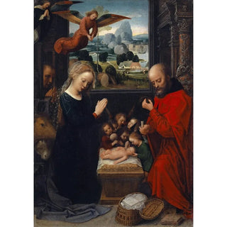 The Nativity - Adriaen Isenbrandt — artwork view