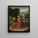 The Flight into Egypt - Adriaen Isenbrandt — framed artwork on a wall
