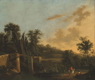 an Italian landscape - Adriaen Jansz Ocker — artwork view