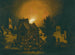 The Peasants Extinguishing a Village Fire at Night - Adriaen Lievensz van der Poel — artwork view