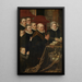 Reproduction of the painting Gillis de Smidt and seven of his children - Adriaen Thomasz Key