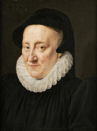 Portrait of an elderly lady - Adriaen Thomasz Key — artwork view
