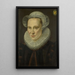 Reproduction of the painting Portrait of Grietje Pietersdr Codde - Adriaen Thomasz Key