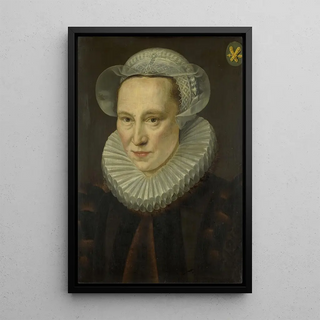 Reproduction of the painting Portrait of Grietje Pietersdr Codde - Adriaen Thomasz Key