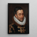 Portrait of William I, Prince of Orange - Adriaen Thomasz Key — framed artwork on a wall