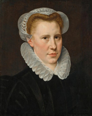 Portrait of a Young Woman - Adriaen Thomasz Key — artwork view