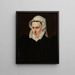 Portrait of Magdalena Plantin - Adriaen Thomasz Key — framed artwork on a wall