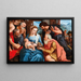 L'Adoration des mages - Adriaen Thomasz Key — framed artwork on a wall