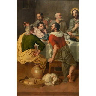 Reproduction of the painting The Last Supper - Adriaen Thomasz Key