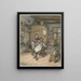 a hair salon - Adriaen van Ostade — framed artwork on a wall