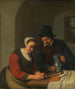 A Confidential Conversation - Adriaen van Ostade — artwork view