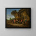 Une kermesse - Adriaen van Ostade — framed artwork on a wall