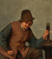 a peasant smoking - Adriaen van Ostade — artwork view