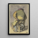 Reproduction of the painting Peasants from behind, kneeling with the right leg on a chair - Adriaen van Ostade