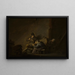 Scene of genre in an interior - Adriaen van Ostade — framed artwork on a wall
