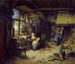 Interior with Peasants - Adriaen van Ostade — artwork view