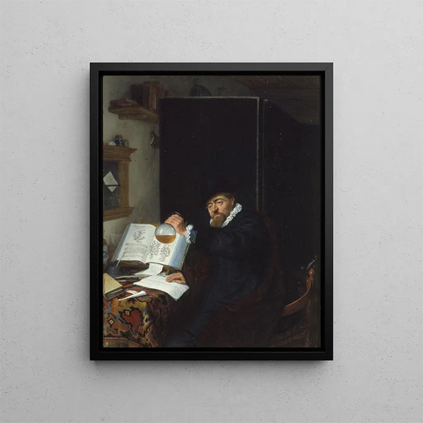 Analysis L - Adriaen van Ostade — framed artwork on a wall