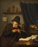 Lawyer at his desk - Adriaen van Ostade — artwork view