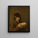 Singing Man - Adriaen van Ostade — framed artwork on a wall