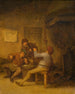 Peasants drinking and smoking - Adriaen van Ostade — artwork view