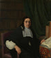 Portrait painting of a collector, perhaps Constantijn Sennepart 1625-1703 - Adriaen van Ostade — artwork view