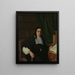 Portrait painting of a collector, perhaps Constantijn Sennepart 1625-1703 - Adriaen van Ostade — framed artwork on a wall