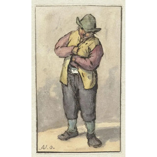 Adriaen van Ostade - Staande boer met groene hoed.webp