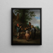The Charlatan - Adriaen van Ostade — framed artwork on a wall