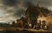 Voyageurs arrêtés à une auberge de campagne - Adriaen van Ostade — artwork view