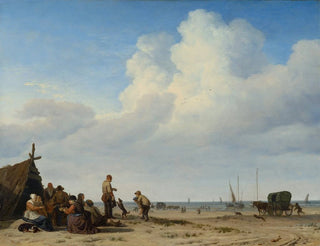 View of Beach - Adriaen van de Velde — artwork view