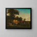 Landscape - Adriaen van de Velde — framed artwork on a wall