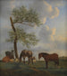 Pasture with horses and cattle - Adriaen van de Velde — artwork view