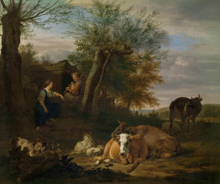 The Flute Player - Adriaen van de Velde — artwork view