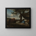 Sleeping Shepherds - Adriaen van de Velde — framed artwork on a wall