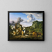 The Migration of Jacob - Adriaen van de Velde — framed artwork on a wall