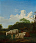 Les trois moutons - Adriaen van de Velde — artwork view