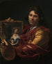 Self-portrait painting with the portrait of his wife Margaretha van Rees and their daughter Maria - Adriaen van der Werff — artwork view