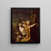 Shepherd and Shepherdess - Adriaen van der Werff — framed artwork on a wall