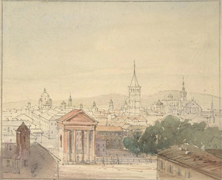 View of Milan - Adrian Ludwig Richter — artwork view