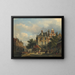 Street scene painting - Adrianus Eversen — framed artwork on a wall