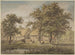 Landscape painting with a farm - Adrianus de Visser — artwork view