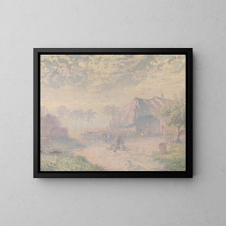 Early Morning - Adrien Joseph Heymans — framed artwork on a wall